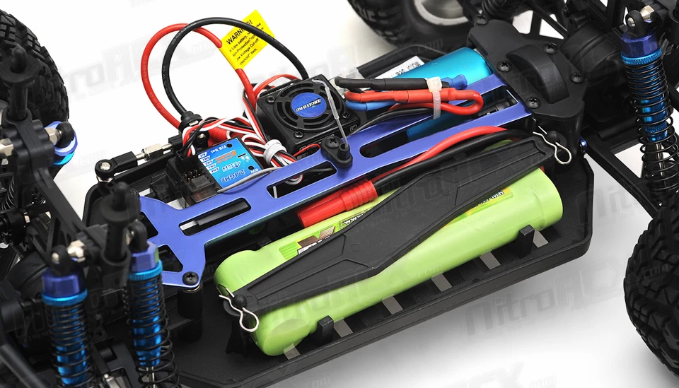 Exceed RC HSP Off Road Truck Radio Car 1/10 Brushless PRO 2.4Ghz Electric Infinitive EP RTR Off Road Truck (CC Blue) RC Remote Control Car With Aluminum Shocks + 3s LiPo Ready 17 Exceed RC HSP Off Road Truck Radio Car 1/10 Brushless PRO 2.4Ghz Electric Infinitive EP RTR Off Road Truck (CC Blue) RC Remote Control Car With Aluminum Shocks + 3s LiPo Ready - Image 17