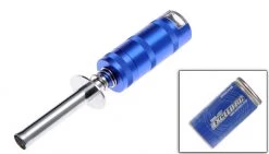 Aluminum Ni-MH 1800mAh 1.2V Glow Starter W/ Meter (Blue)