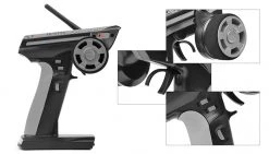 FLY SKY GT3C 2.4ghz 3-Channel Radio Transmitter And Receiver W/ LCD+Lipo Battery(Grey) 79P-GT3C-3Ch-Radio-LCD-Grey