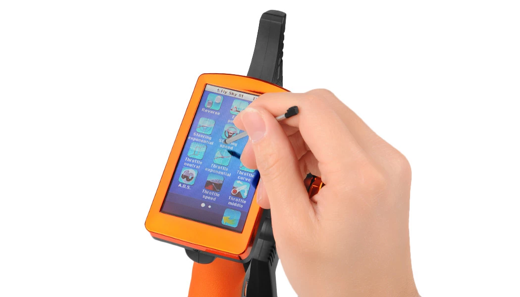 Fly Sky FS-iT4 4 Channel 2.4ghz Telemetry Radio System (Orange) 79P-IT4-TouchScreen-Radio-Orange 11 Fly Sky FS-iT4 4 Channel 2.4ghz Telemetry Radio System (Orange) 79P-IT4-TouchScreen-Radio-Orange - Image 11