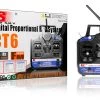 FlySky Digital Proportional RC System 2.4G CT6B 6-Channel Transmitter+Receiver (R6B) (Complete Radio System For RC Helicopter+Airplane) FS-Sky 79P-CT6B-R6B-RadioSystem