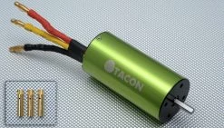 Tacon 3674-540XL-15T Brushless Motor 1100KV For 1/8 Car Buggy Trucks EDF Motor 96M216-3674-1100KV-15T