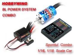 EZRUN Brushless Combo A2 With 18A-SL ESC +18T 5200KV Brushless Motor System For 1/18 Car (Version 2.0)
