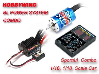 EZRUN Combo A1 18A-SL +12T 7800KV Brushless Motor System For 1/18 Car (Version 2.0) 1 EZRUN Combo A1 18A-SL +12T 7800KV Brushless Motor System For 1/18 Car (Version 2.0)