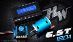HobbyWing 1/10 1/12 Scale C-Xerun 6.5T 3650-5200KV 120A Sensored Brushless Motor/ESC/Program Card For RC Cars/ Truck
