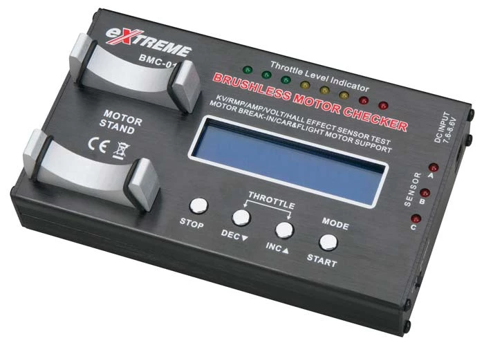 Extreme BMC-01 Brushless Motor Checker W/ Hall Effect Sensor Test & Car Diff. Break In 26P-MotorChecker 1 Extreme BMC-01 Brushless Motor Checker W/ Hall Effect Sensor Test & Car Diff. Break In 26P-MotorChecker
