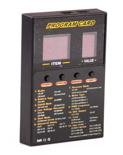 Program Card For Brushless Upgrades W/ 12 Functions For HobbyWing XERUN, EZRUN, PLATINUM, SEAKING ESC