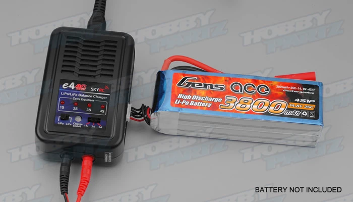 Sky RC E4 2-4 Cell Lithium Polymer 100-240V AC Balance Lipo Charger 5 Sky RC E4 2-4 Cell Lithium Polymer 100-240V AC Balance Lipo Charger - Image 5