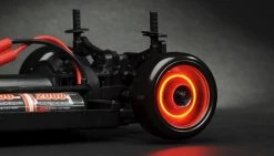 LED Dynamic Wheel Light (Red) W/12mm Metal Hex Hub Adapter