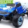 Exceed RC HSP Off Road Truck Radio Car 1/10 Brushless PRO 2.4Ghz Electric Infinitive EP RTR Off Road Truck (CC Blue) RC Remote Control Car With Aluminum Shocks + 3s LiPo Ready